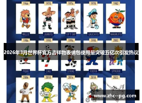 2026年3月世界杯官方吉祥物表情包使用量突破五亿次引发热议