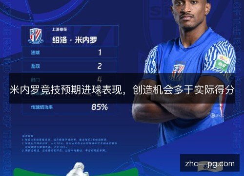 米内罗竞技预期进球表现，创造机会多于实际得分